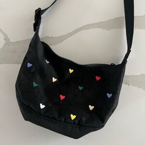 Baggu small nylon bag with hearts